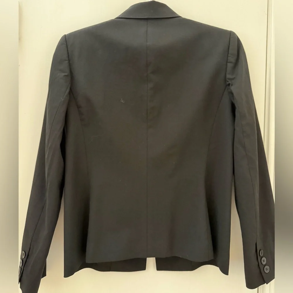 Petite Sophisticate Black Women's Tailored Blazer, Size S - Picture 2 of 5